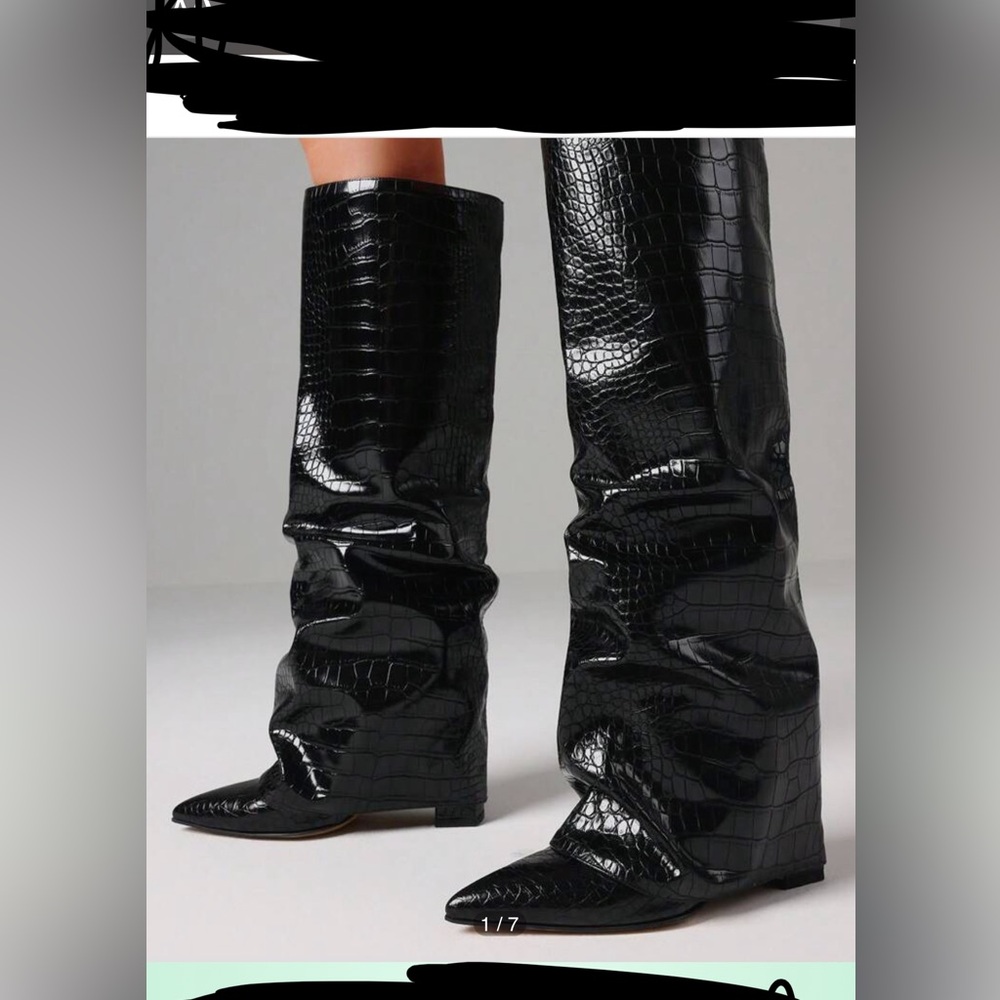 Never worn size 9 wide calf boots. Still in the box.